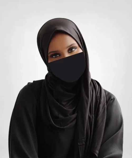 Cotton Jersey Hijab – Black
