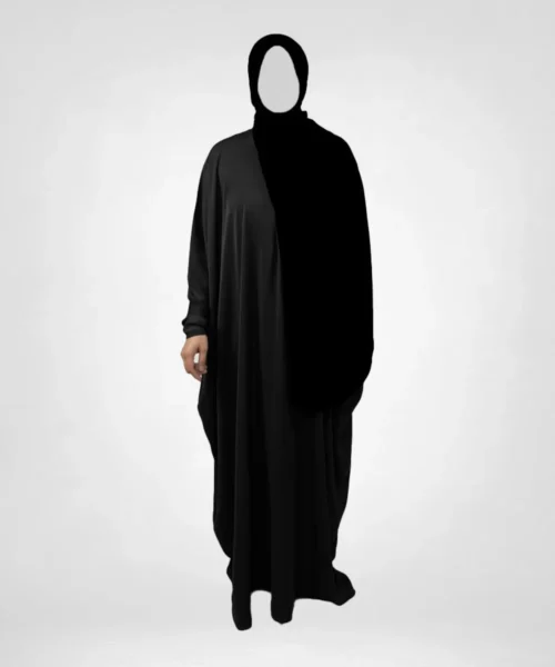 Classic Butterfly Abaya - Black