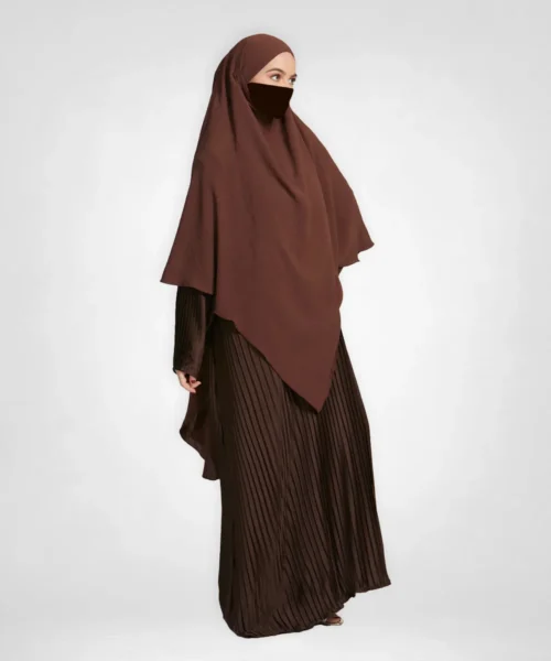 One-Layer Khimar – Hazel Brown