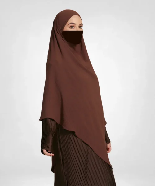 One-Layer Khimar – Hazel Brown