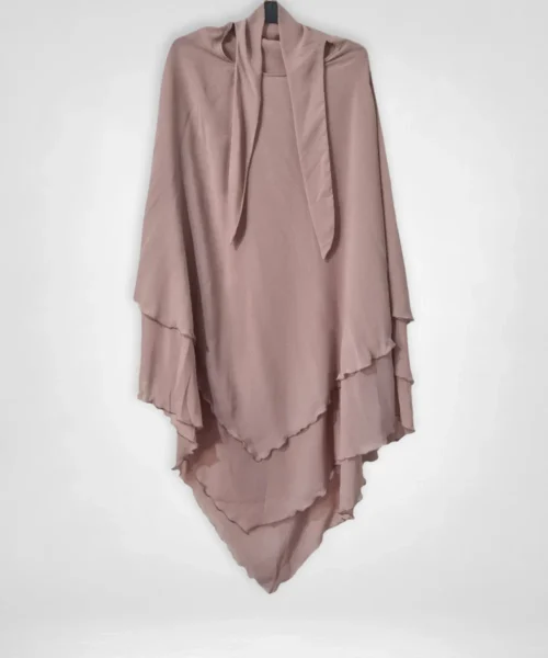 Short Diamond Cut Khimar – Lightweight