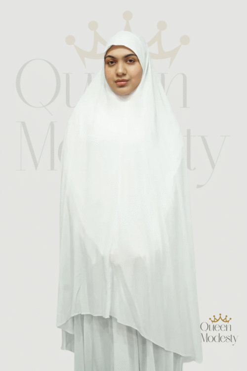 Hajj & Umrah Abaya White | Premium Soft Fabric for Pilgrimage Comfort
